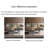 Italian square solid wood coffee table set-808765440
