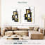 Peinture abstraite dorée Avery II-108523150