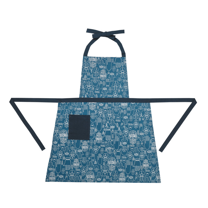 Hamsa Cotton Kitchen Apron by Jungalow