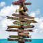 «Key West Directional Sign III» par Phillippe Hugonnard - Toile tendue-72688269-72688267-72688268