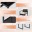 Ensemble bistro 3 pièces pour patio, chaises en rotin PE, table en verre trempé, balcon de jardin pour patio, beige-601073640