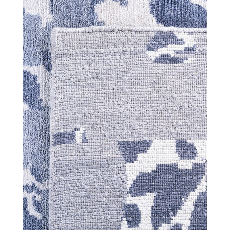Overdyed One-of-a-Kind Rectangle 8'3" X 10'2" Hand Knotted Area Rug