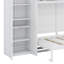 Lit escamotable mural avec armoires Murphy-393479591