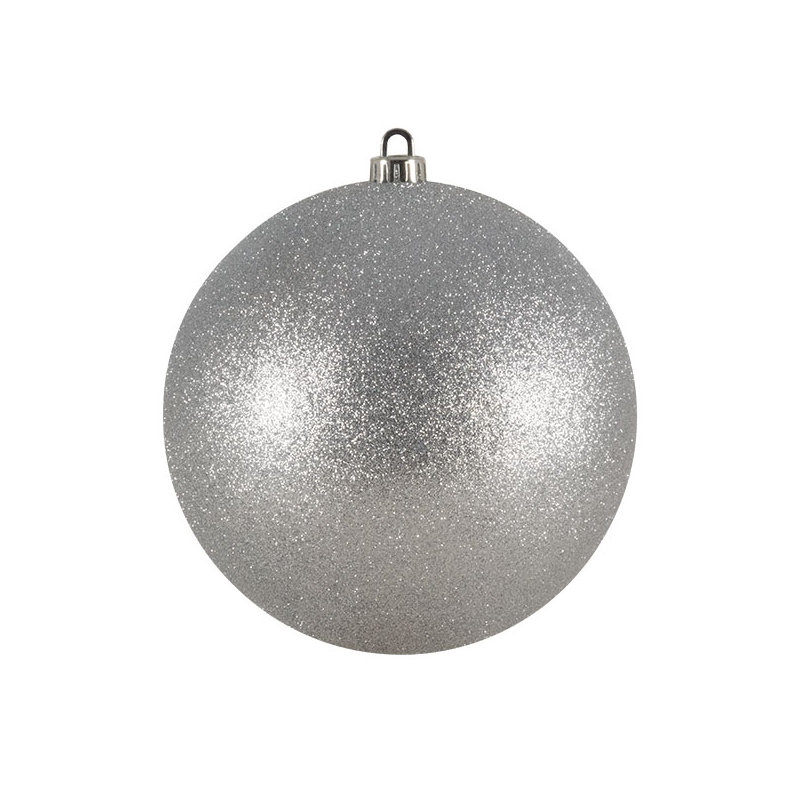 Xmas Bauble, 20cm H x 20cm W, Silver