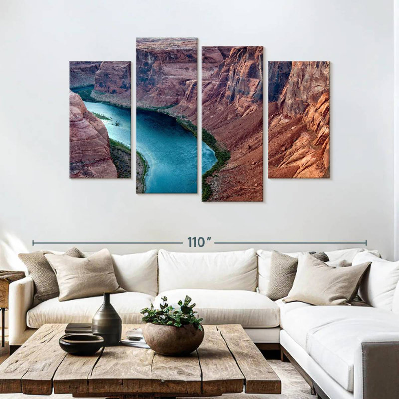 Rivière Alvord dans le Grand Canyon, H 54 po x l 84 po