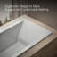 Baignoire de trempage encastrée en acrylique 72 po. X 36 po. Underscore®-13239355