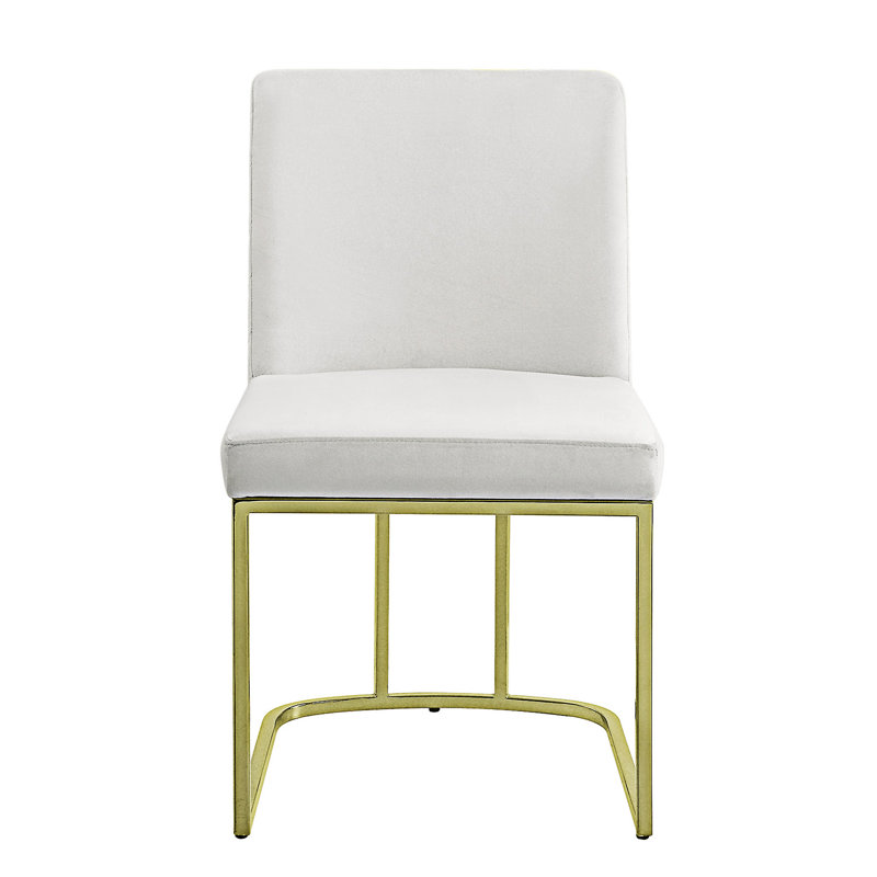 Chaise d'appoint rembourrée (ensemble de 2)