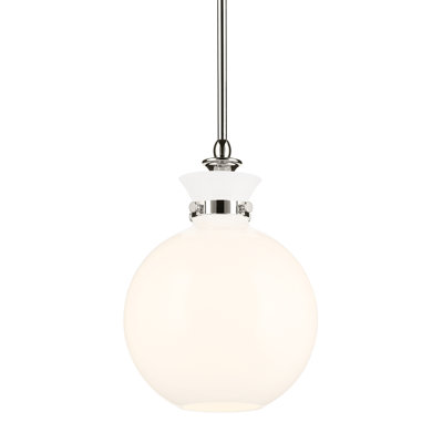 1 Light Pendant with Clear Glass