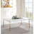 White & Gold Finish Coffee Table