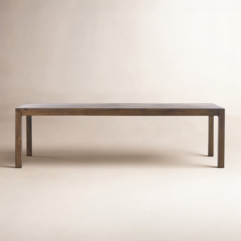Kenzie Solid Wood Dining Table, 30" H x 96" L x 42" W, Auburn Poplar