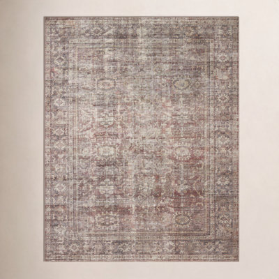 Amber Lewis x Loloi Georgie Bordeaux Antique Rug