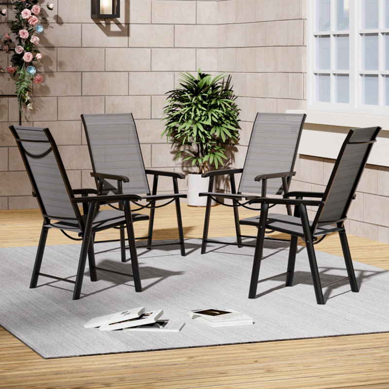 Aramayis Folding Patio Dining Armchair