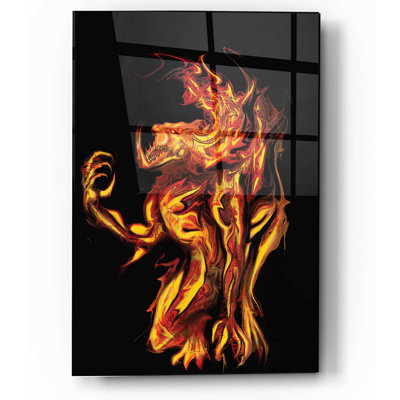 Winston Porter «I Am The Storm» par Michael Stewart, art mural en verre acrylique, ACR-10845
