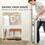 Retractable Stair Gate for Dogs Extends-70133936