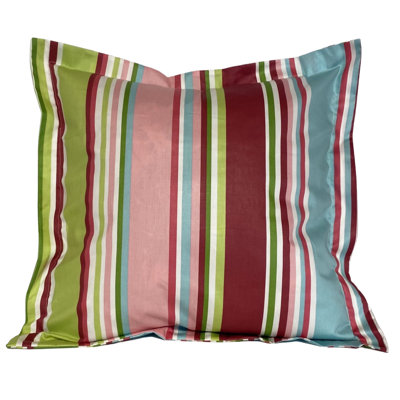  Housse de coussin rayée