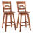 Deshanay Swivel Solid Wood Counter Stool-2120188316