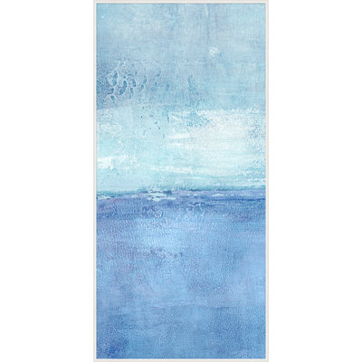 Deep Water 1' Framed Print on Canvas