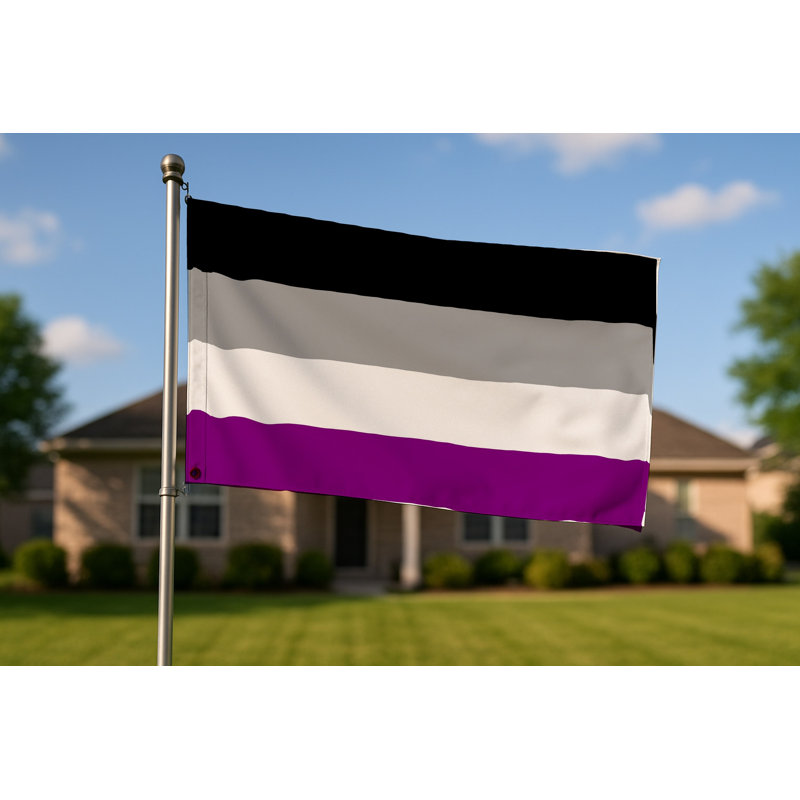Drapeau de la fierté asexuelle — Drapeau