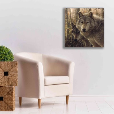 'Wood Land Companions' by Collin Bogle, Canvas Wall Art