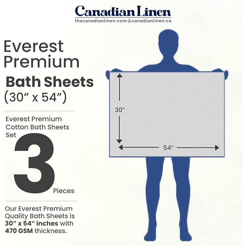 Ensemble 3 serviettes de bain