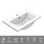 Novisha 500mm Single Bathroom Vanity with Drop In Ceramic Basin-981509841