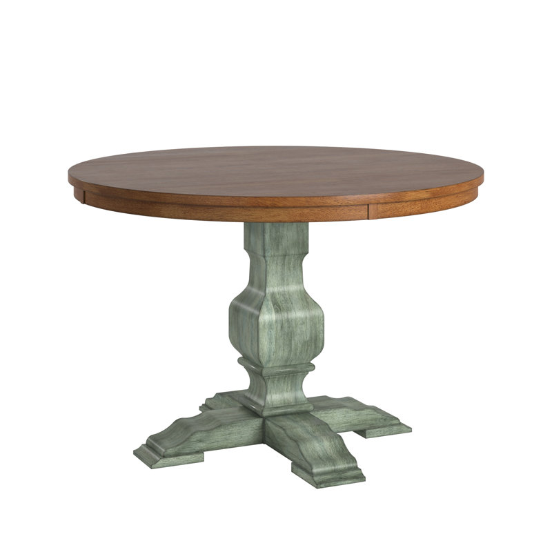 Table de salle à manger Marcotte, Sauge antique