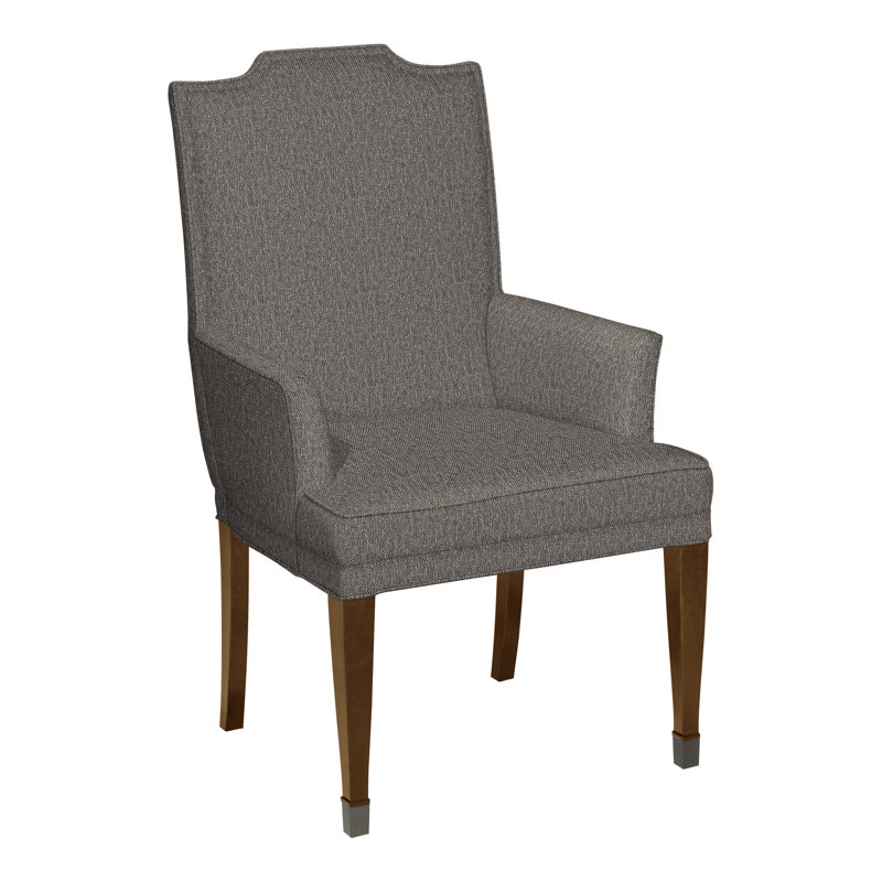 Travis By Michael Weiss Upholstered Arm Chair, Tommy Flax, Hampton, No