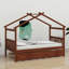 Lit House avec lit gigogne-134927289