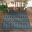 Tapis d'intérieur / extérieur bleu Marshanna-59721905