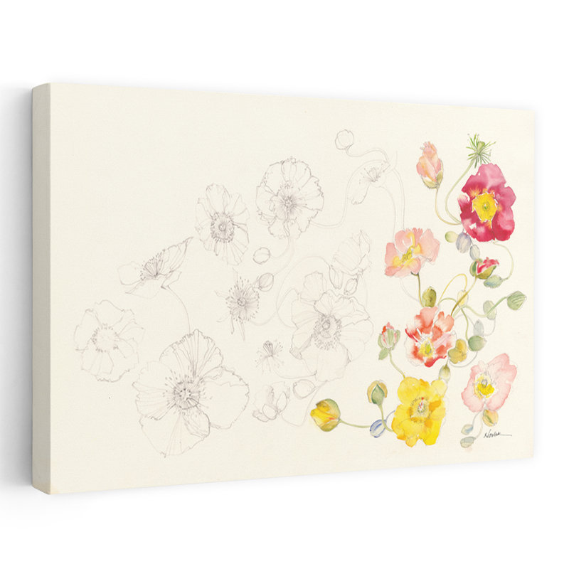 Éléments floraux floral contemporain, H 24 po x l 16 po
