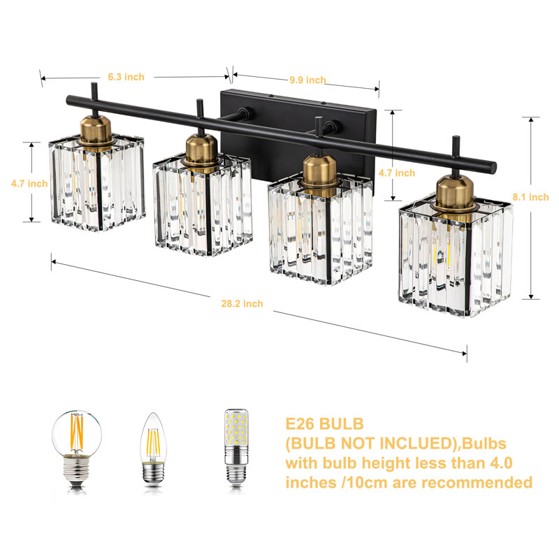 Lumière de meuble-lavabo à intensité variable, 4