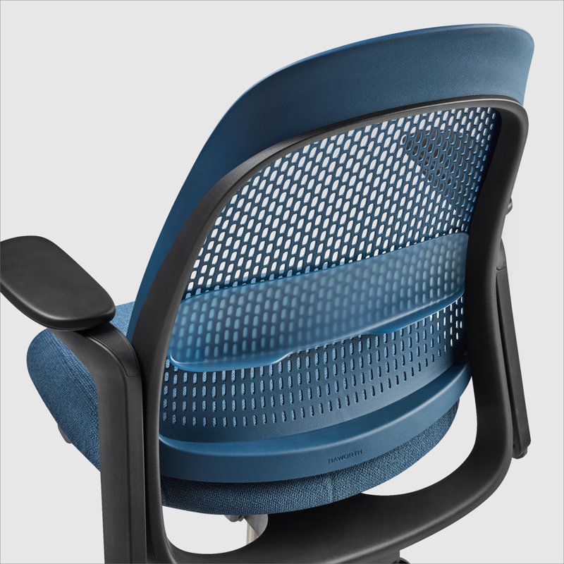 Haworth Breck Office Chair, Lagoon, Black