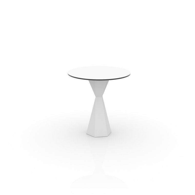 Vertex Plastic Dining Table, 27.25"