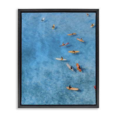 Surfeurs tranquilles sur un cadre flottant, conception de Jesse Keith