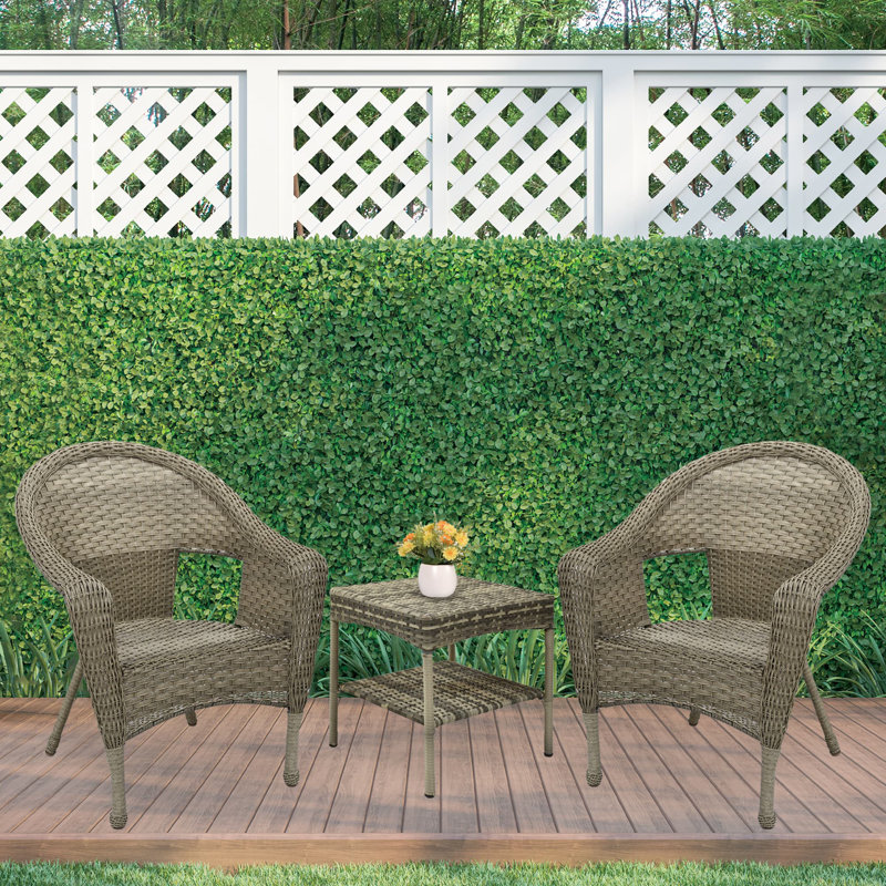 Roundtree 2 - Person Patio Conversation Set, Gray