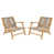 Beige Rope/Light Teak Frame selected