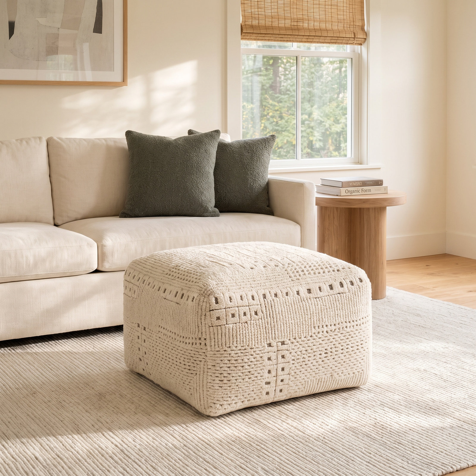 Tudor Upholstered Pouf