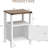Set of 2 Farmhouse Nightstands, Sofa Side End Table with Storage