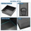 Niche de douche en acier inoxydable, noir bronze industriel-1130973430-1130973431