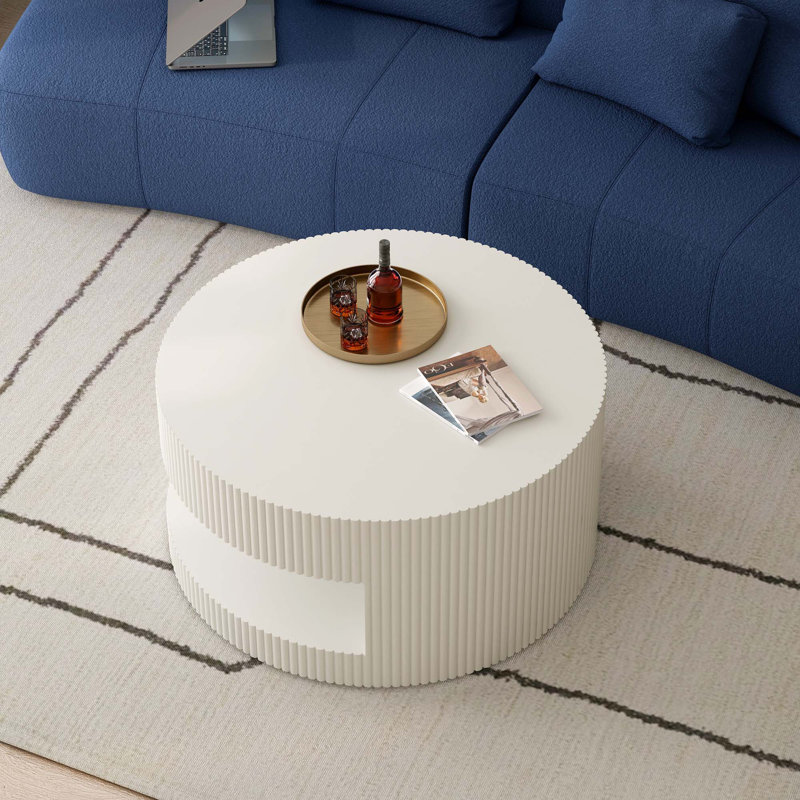 Table basse 31,5 po, Blanc