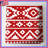Red Tribal Pattern Quilted Bedspread All Sizes-130151485