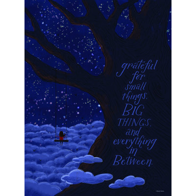 «Grateful for Everything» par Rachel Nieman - impression sur toile tendue