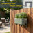 Permasteel Mini Planter W/Bracket, Green-124310549