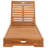 Feazell Solid Teak Lounger