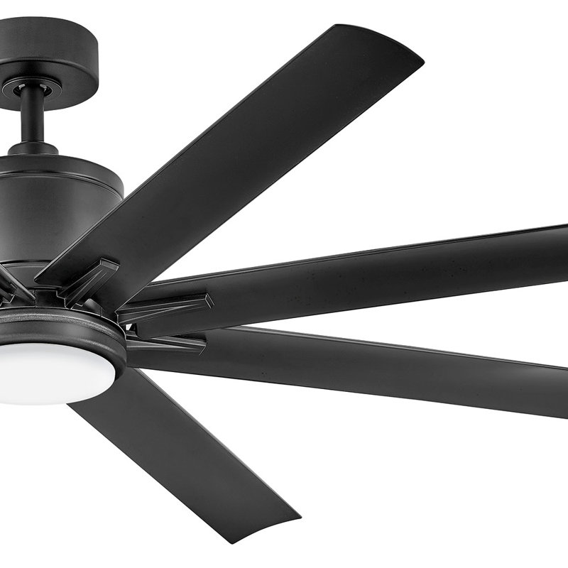 Hinkley Vantage LED Ceiling Fan, Matte Black, Matte Black