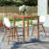 Anav Square 2 - Person 35" Long Eucalyptus Bar Height Dining Set