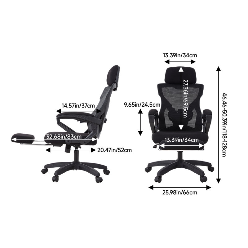 Office Chair with Headrest