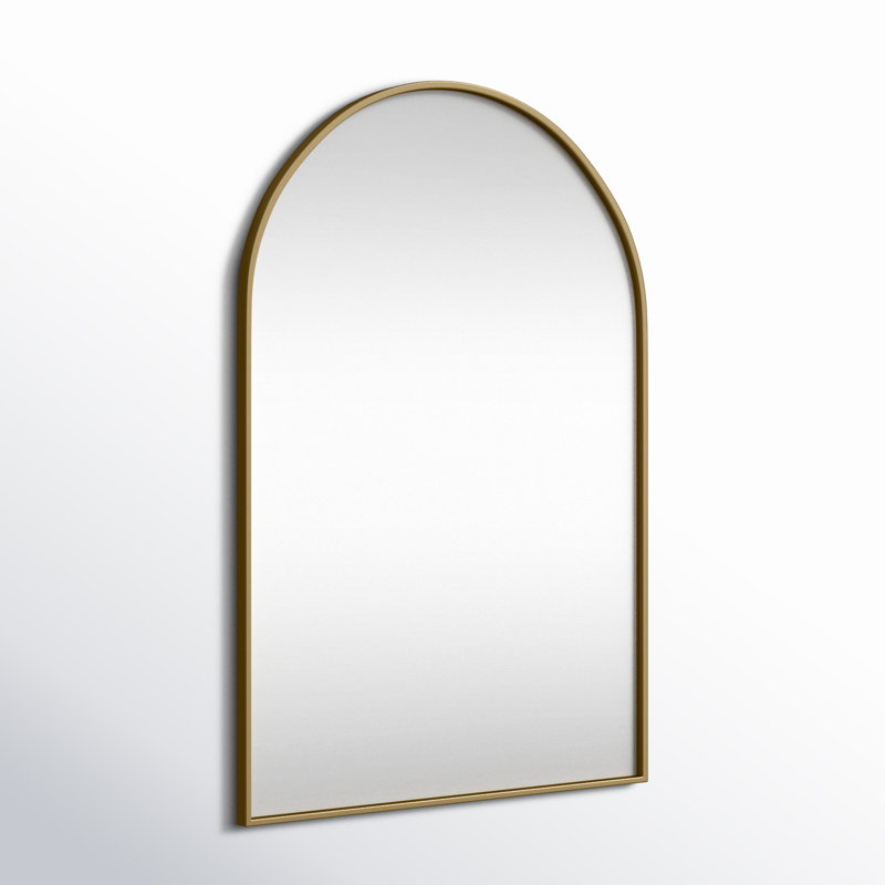 Miroir mural Sabine, Laiton, 40 po x 27 po