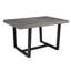 Table de salle à manger rustique en métal et patiné-1187493986