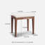 Tabouret de coiffeuse en bois massif-130131002